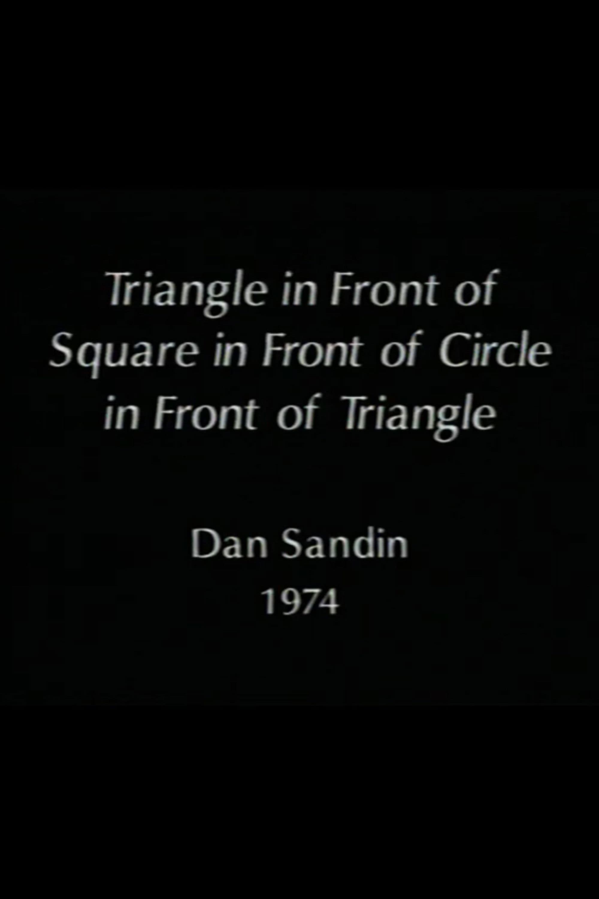 Triangle in Front of Square in Front of Circle in Front of Triangle
