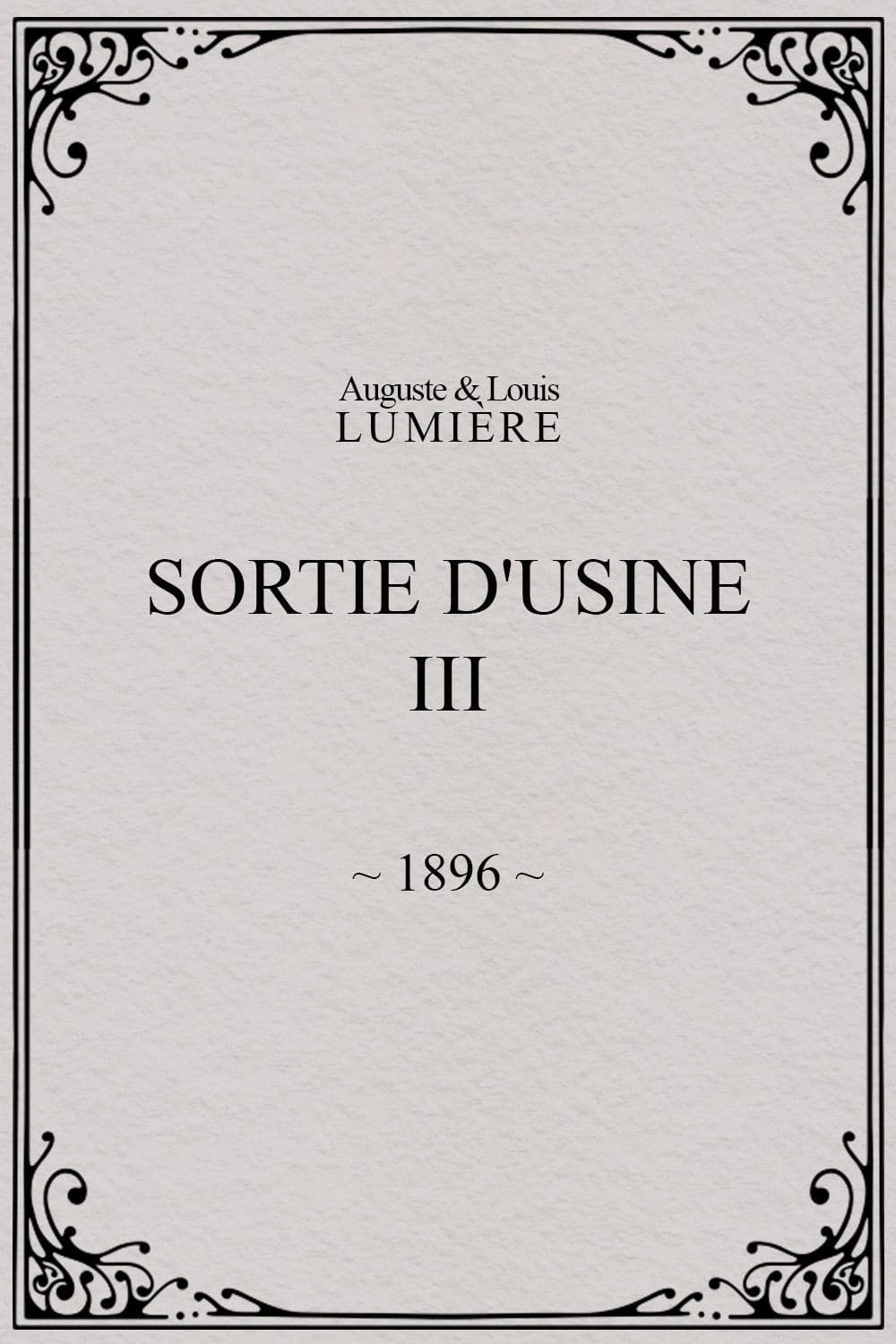 Sortie d'usine, [III]