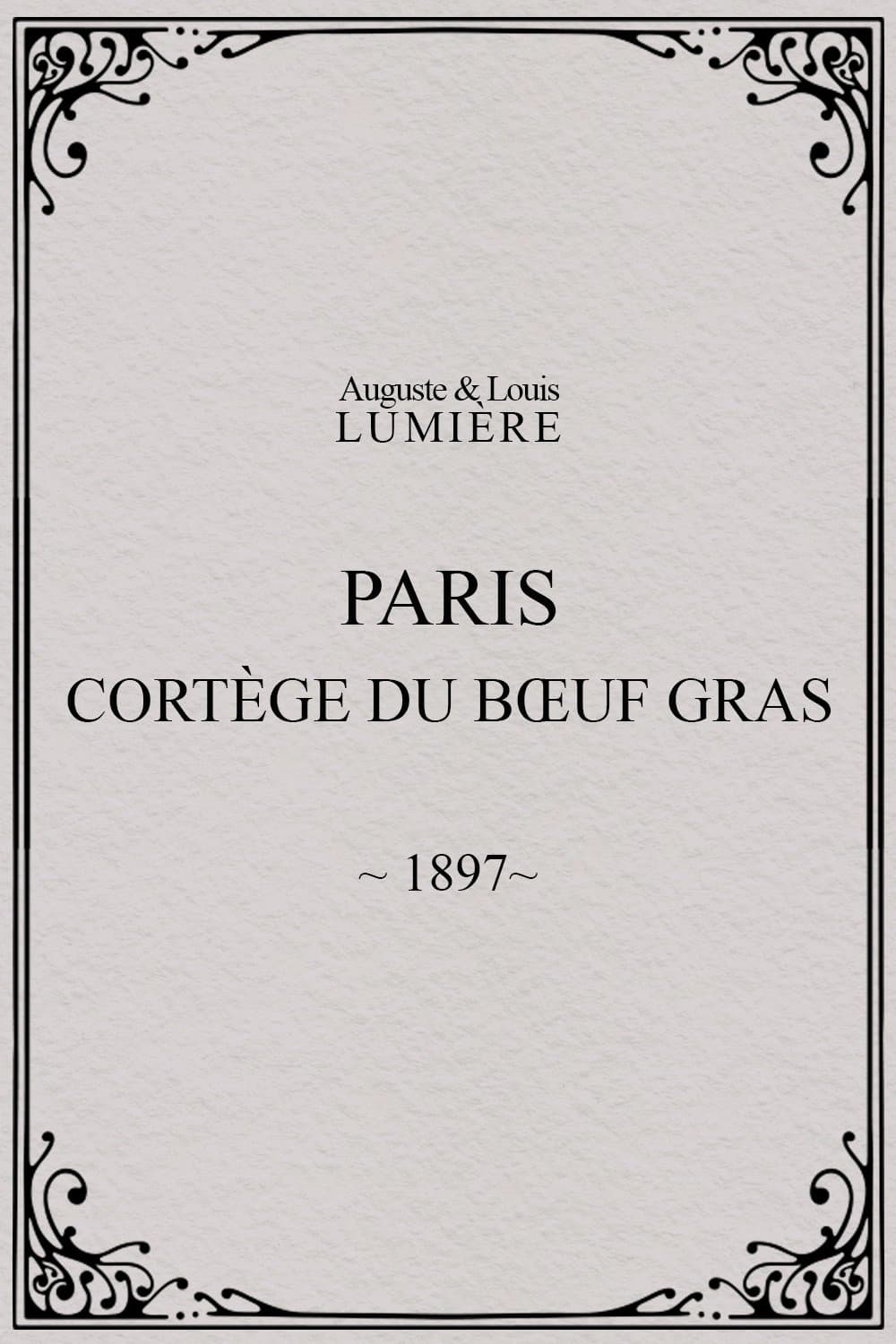 Paris, cortège du bœuf gras (char du prince du carnaval)