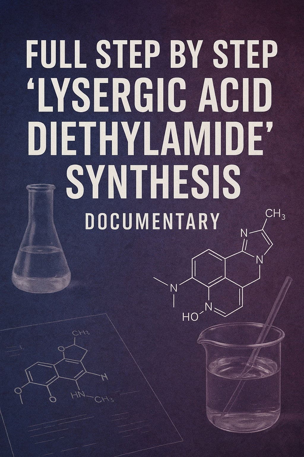 Full step by step "Lysergic acid diethylamide" synthesis