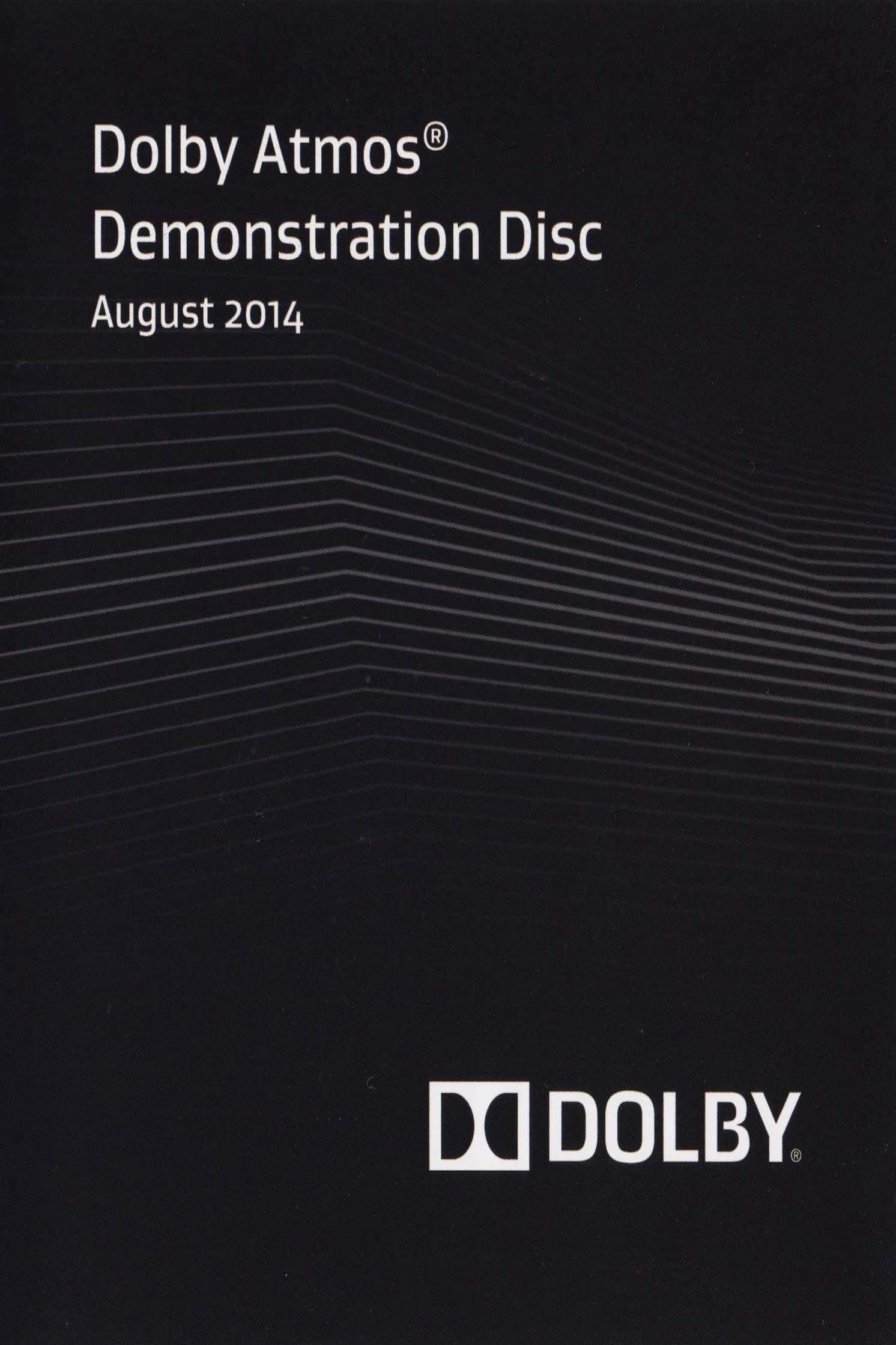 Dolby Atmos® Demonstration Disc: August 2014